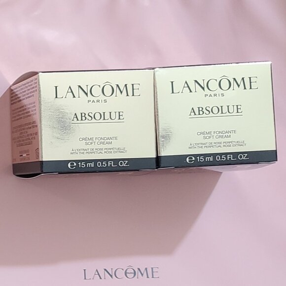 NEW$165 LANCOME Absolue SOFT CREAM 2x 0.5oz= 1oz - Picture 5 of 13